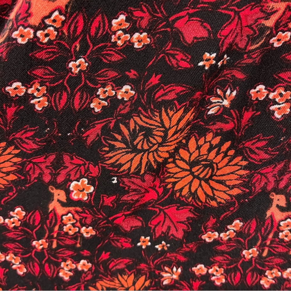 Old Navy Floral and deer print long sleeve Dress size petite small - Picture 6 of 14